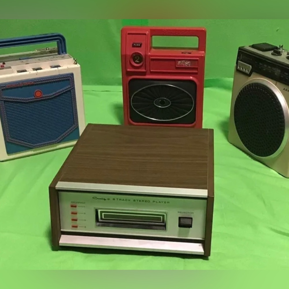 8 track Player from the 70’s your choice of one
